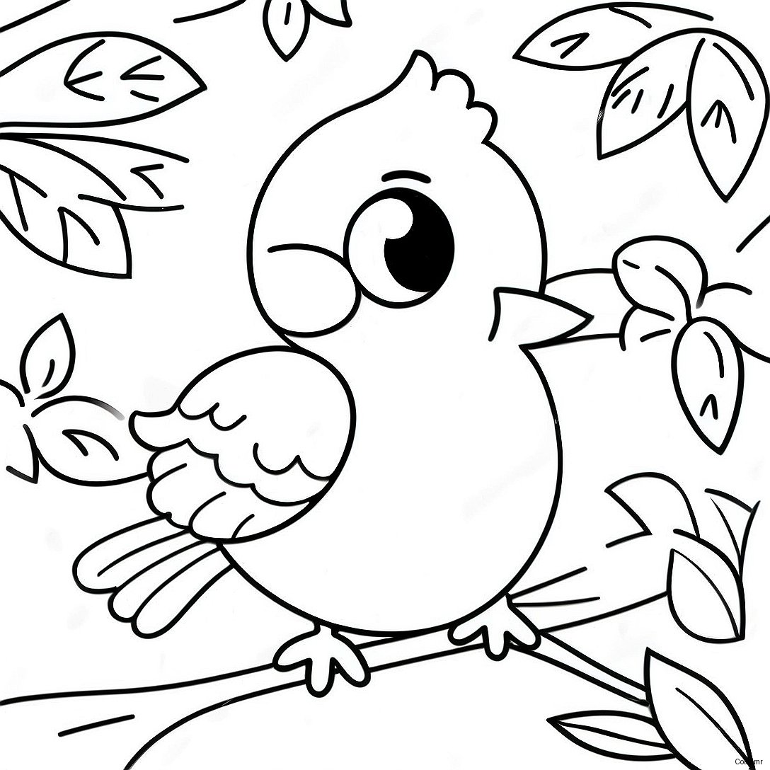 Page A Colorier Doiseau Realiste 5583 4459