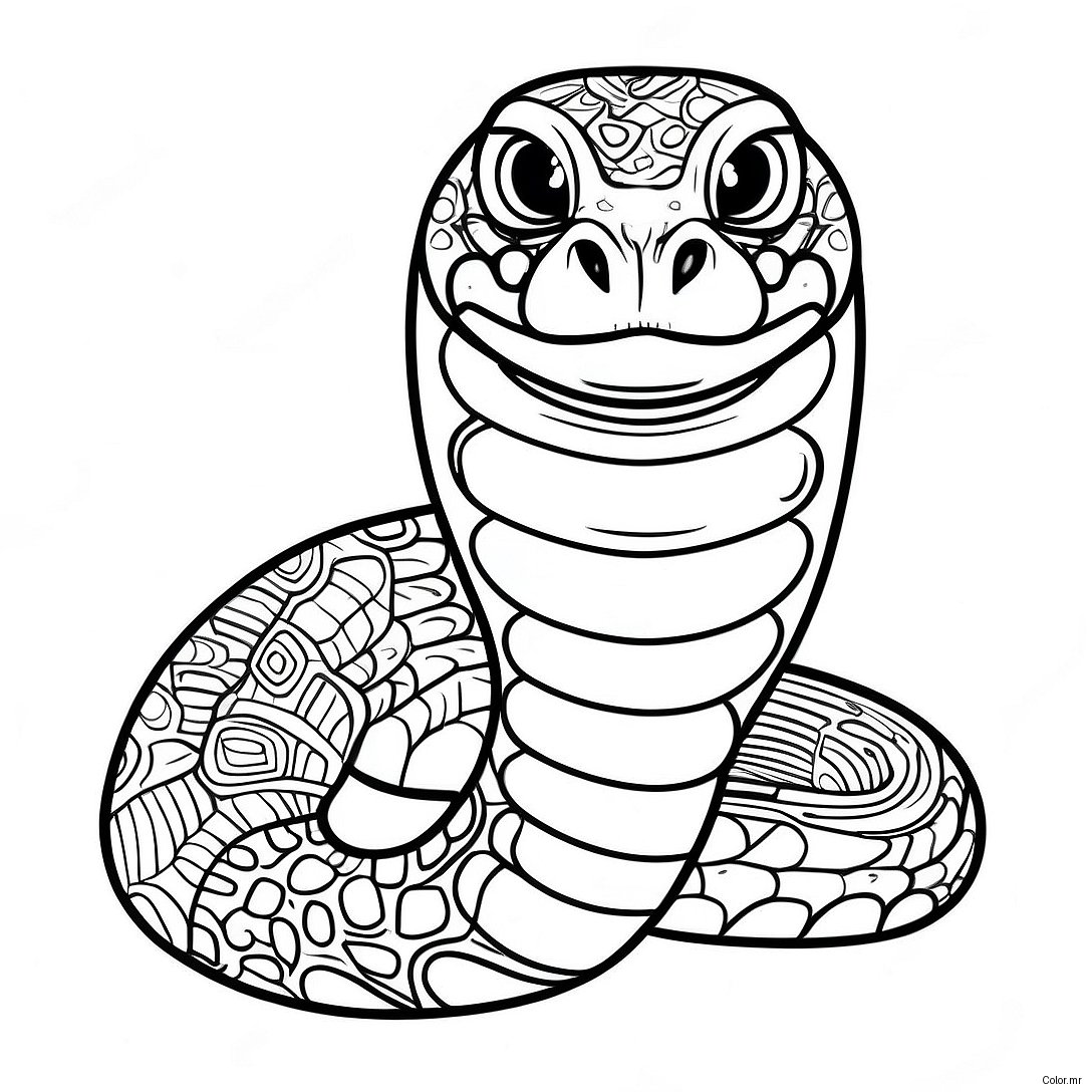 Page A Colorier Du Boa Constrictor Realiste 58636 48709