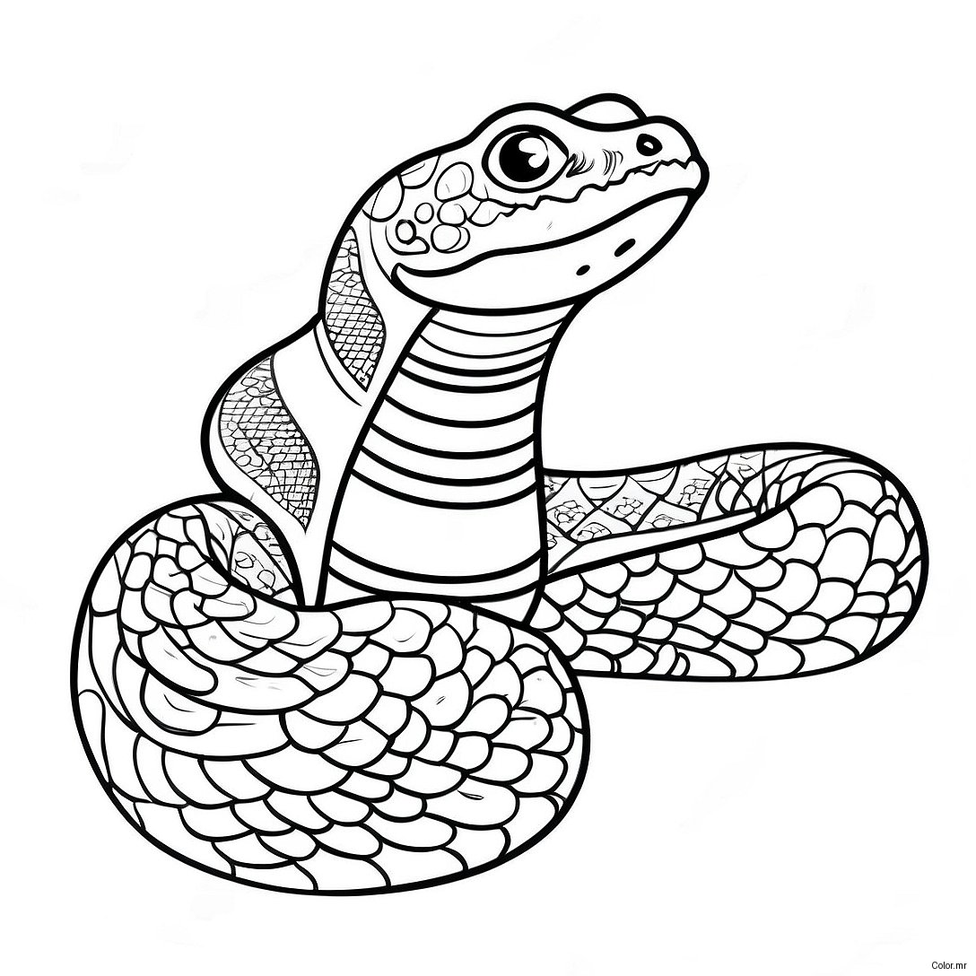 Page A Colorier Du Boa Constrictor Realiste 58636 48711