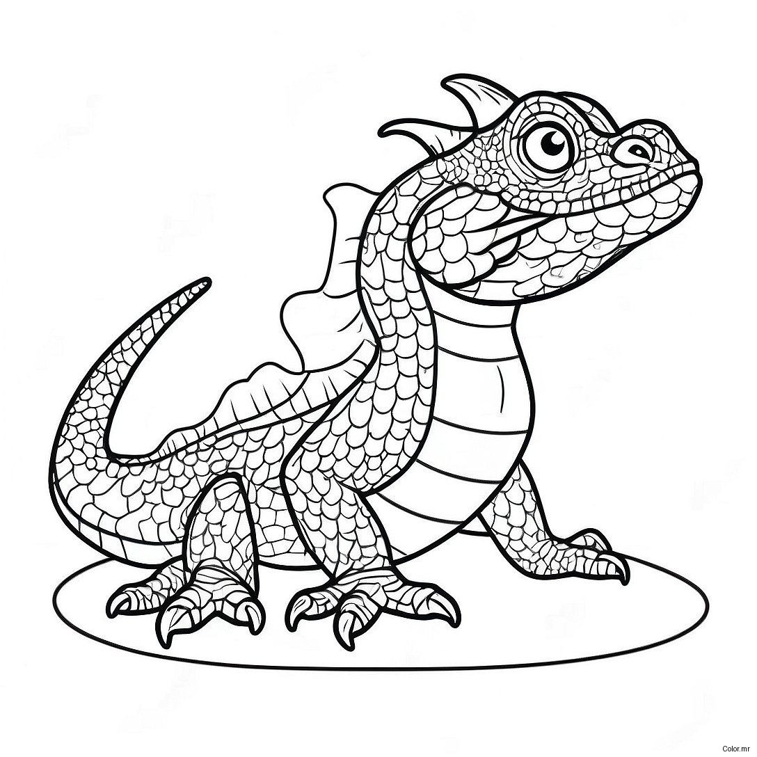 Page A Colorier Dun Dragon Deau Realiste 39627 32887