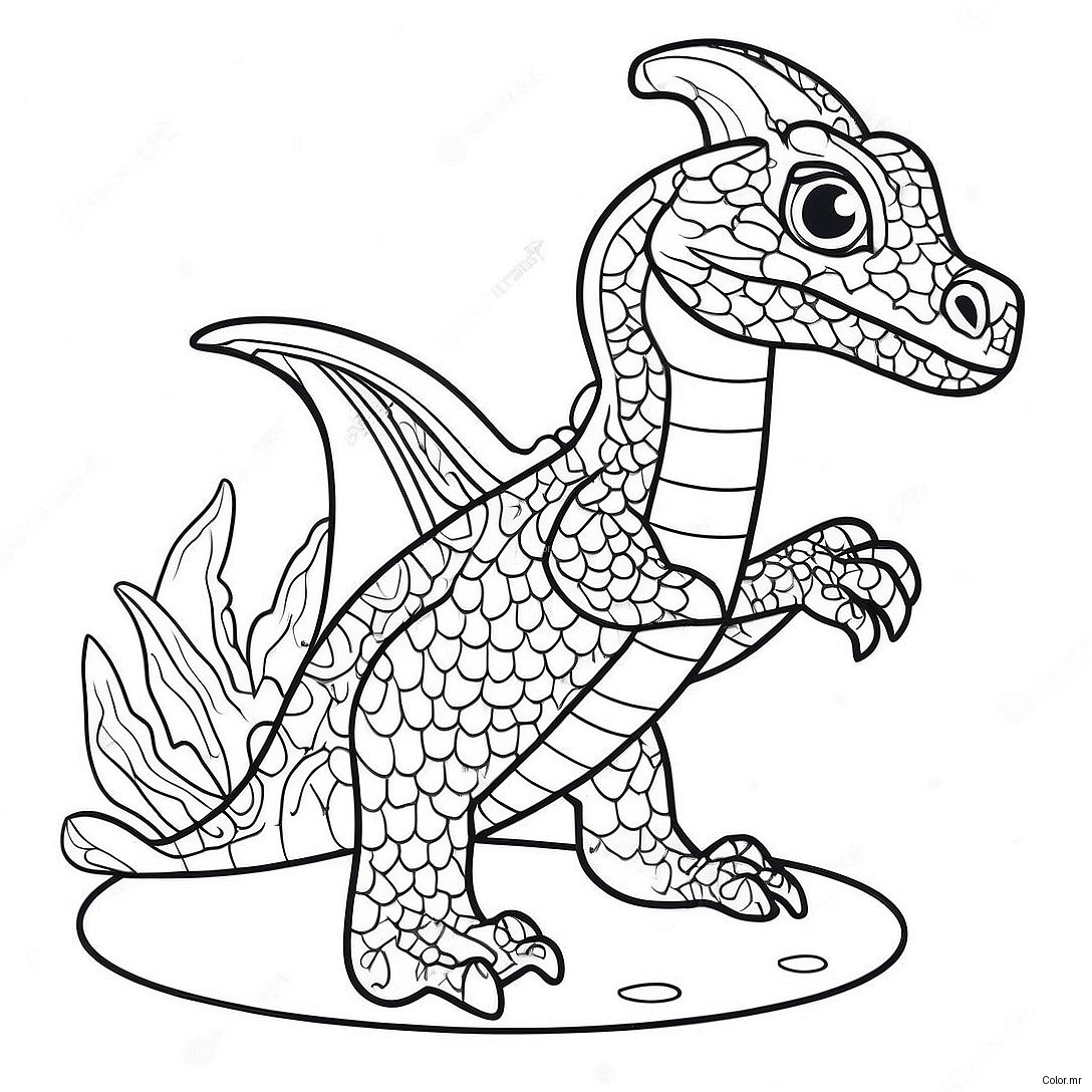 Page A Colorier Dun Dragon Deau Realiste 39627 32888