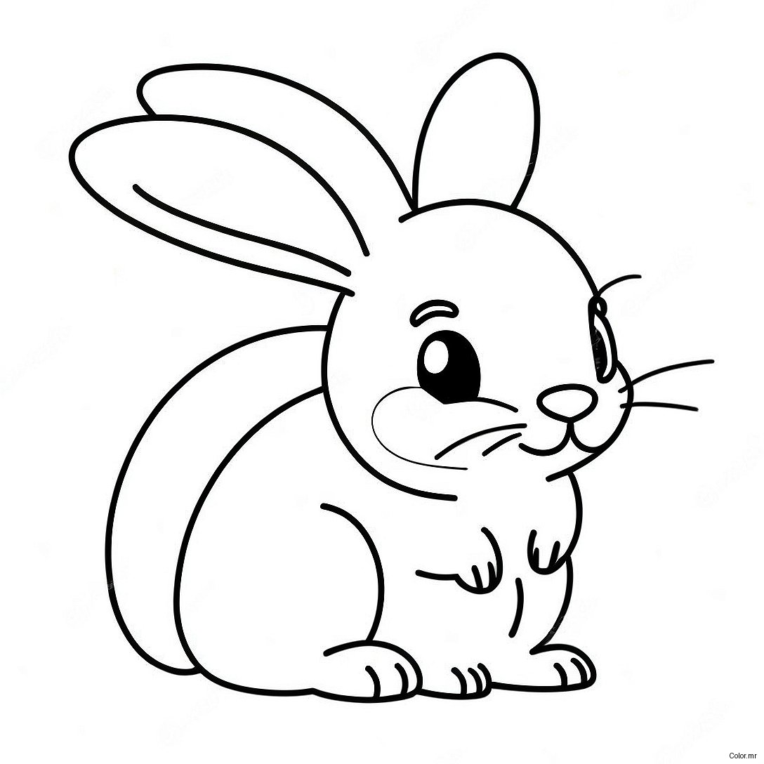 Page A Colorier Lapin Realiste 28656 25938