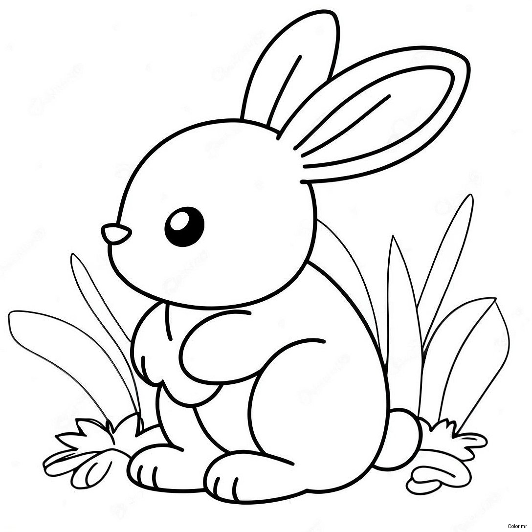 Page A Colorier Lapin Realiste 28656 25939