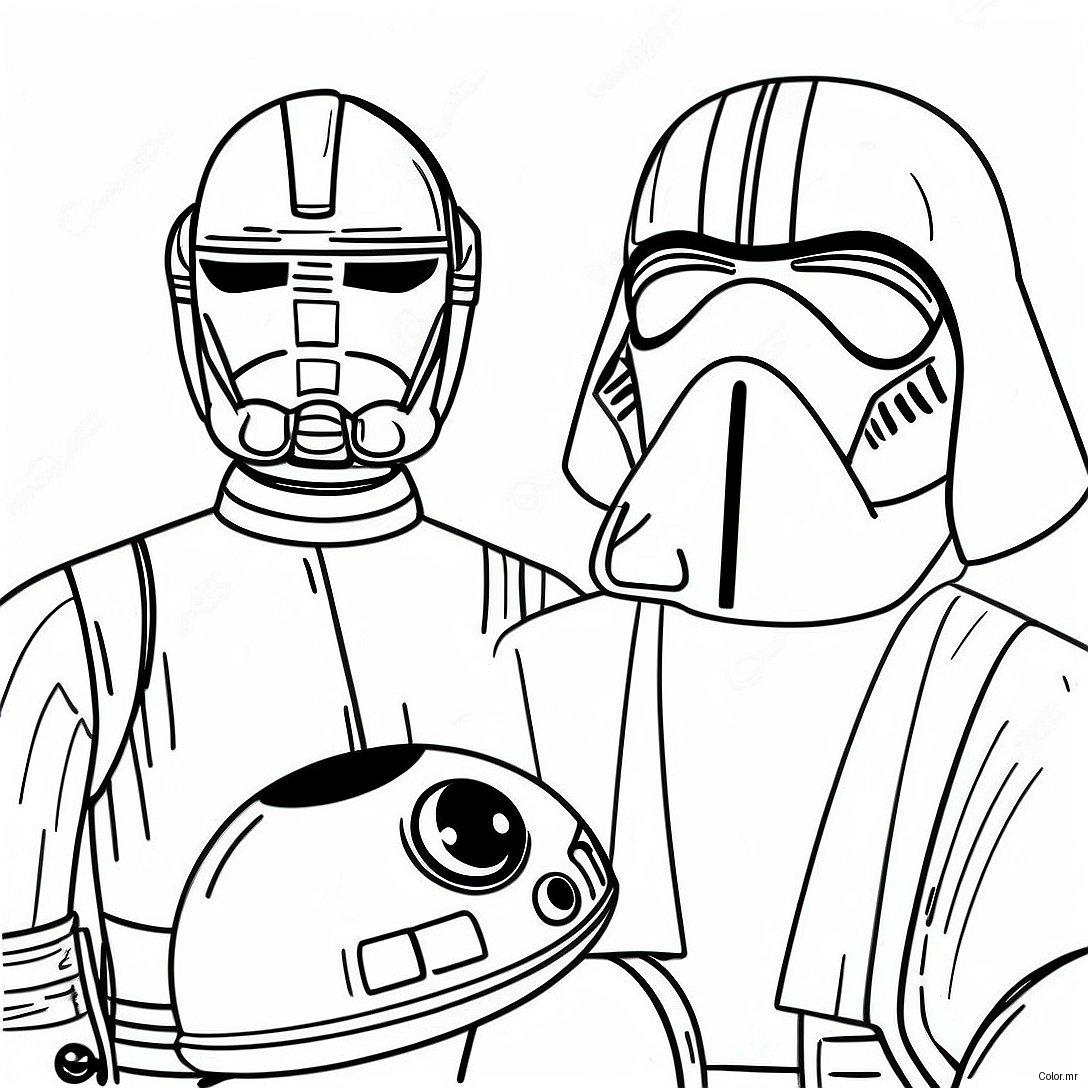 Page A Colorier Realiste De Star Wars 42440 35177