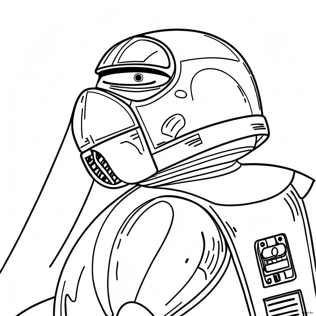Page A Colorier Realiste De Star Wars 42440 35179