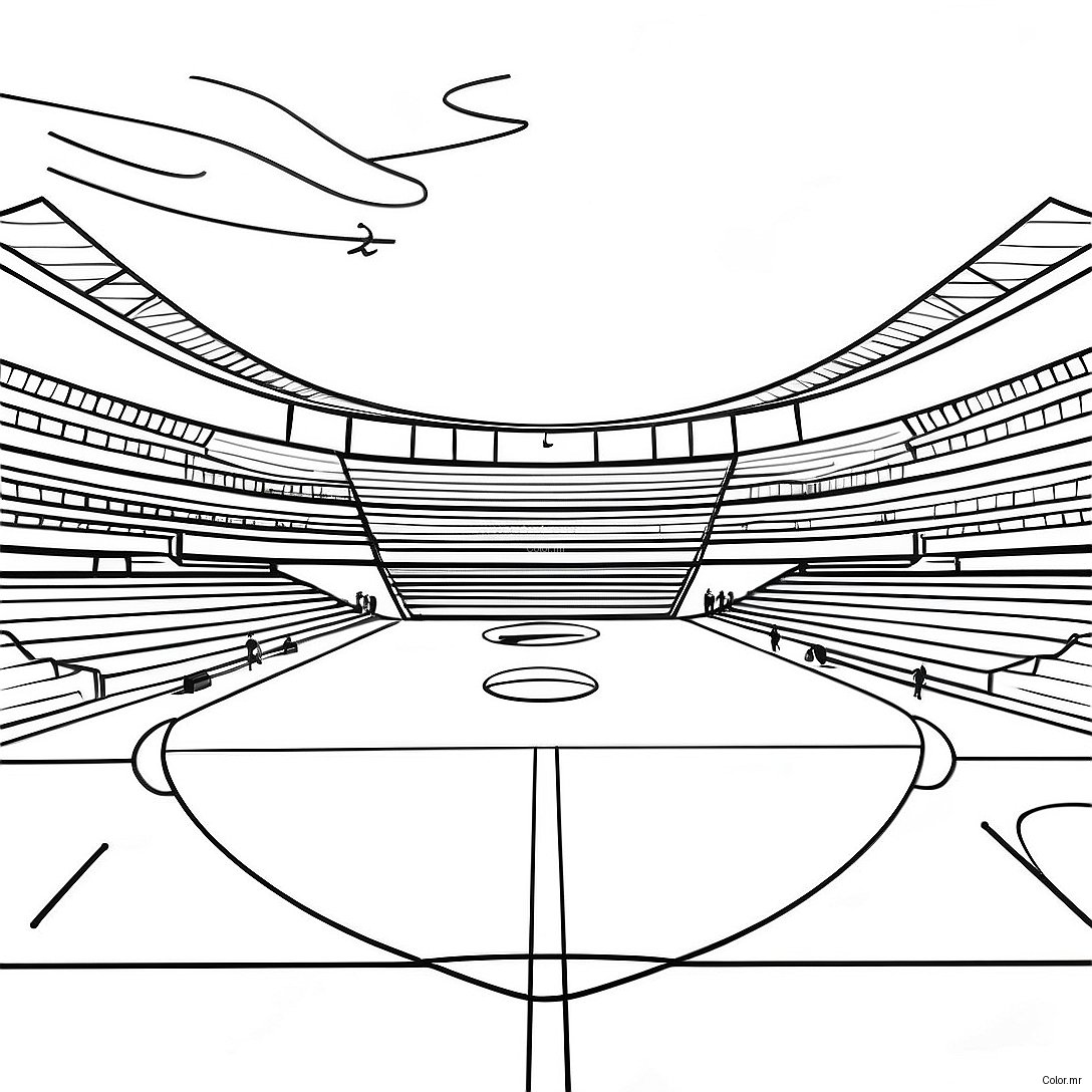 Page A Colorier Terrain De Football Realiste 61926 51321