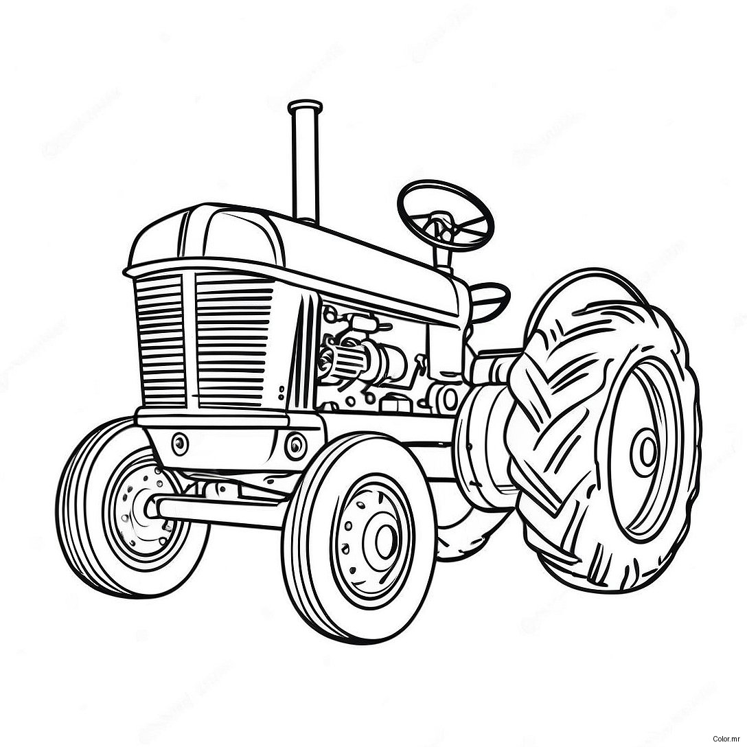 Page A Colorier Tracteur Case Vintage 17004 14306