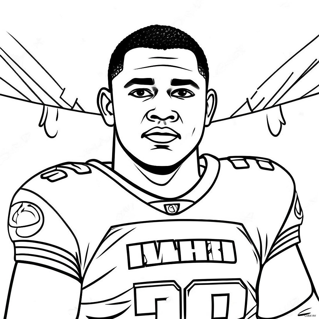 Page A Colorier Tua Tagovailoa 45763 38129