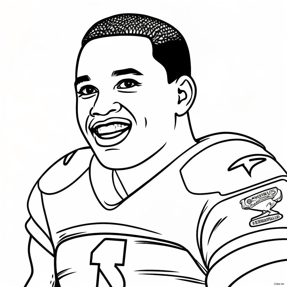 Page A Colorier Tua Tagovailoa 45763 38131