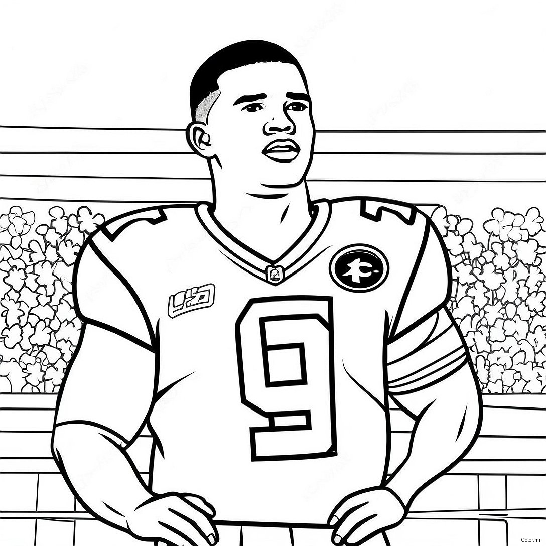 Page A Colorier Tua Tagovailoa 45763 38132
