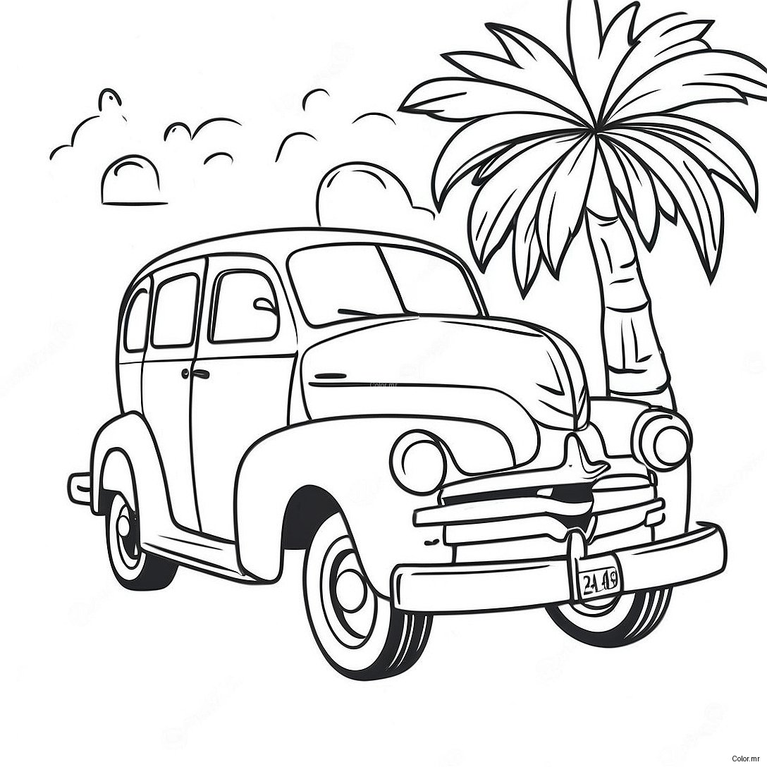 Page A Colorier Vintage 1461 1165