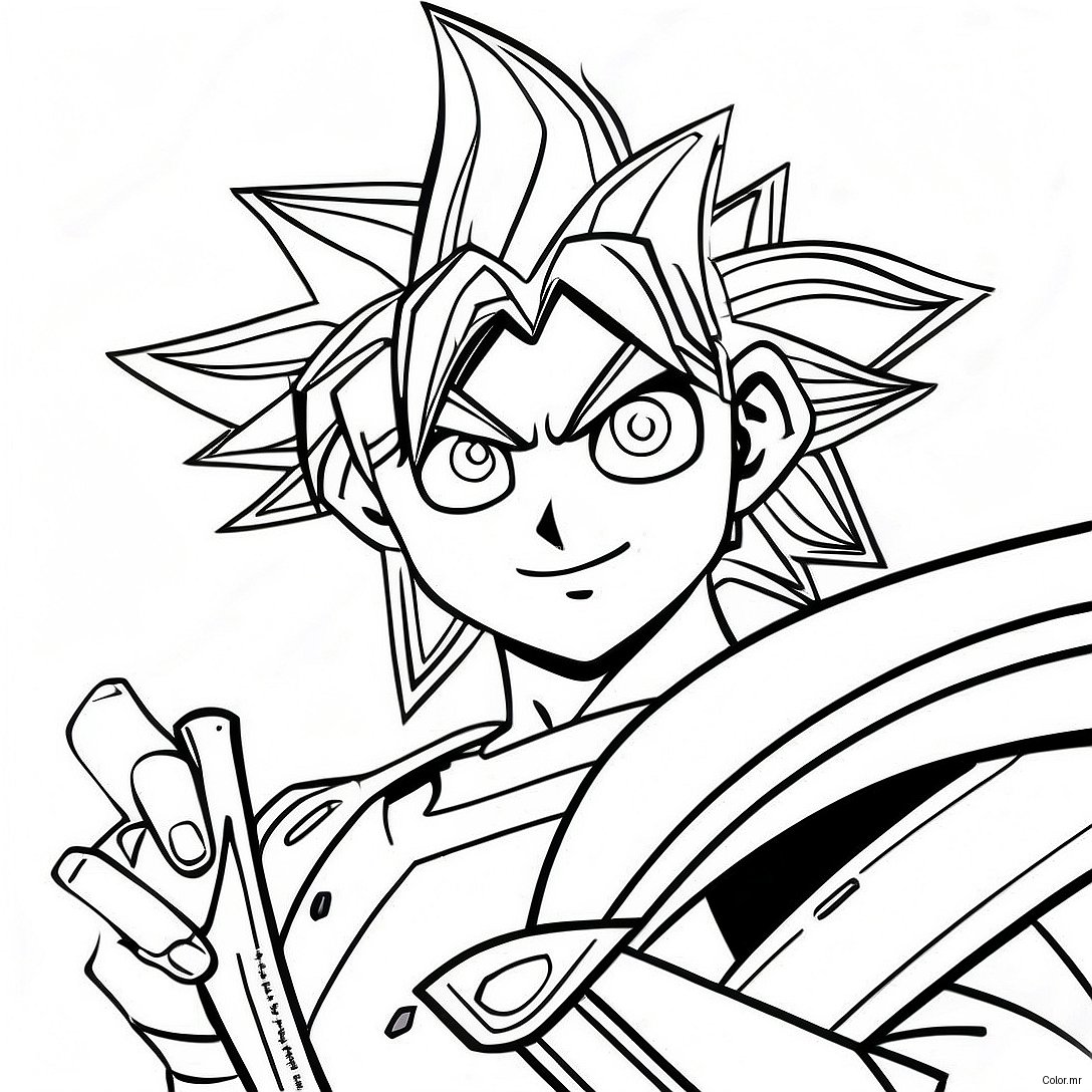 Page A Colorier Yugi Muto Duelliste 9267 7569