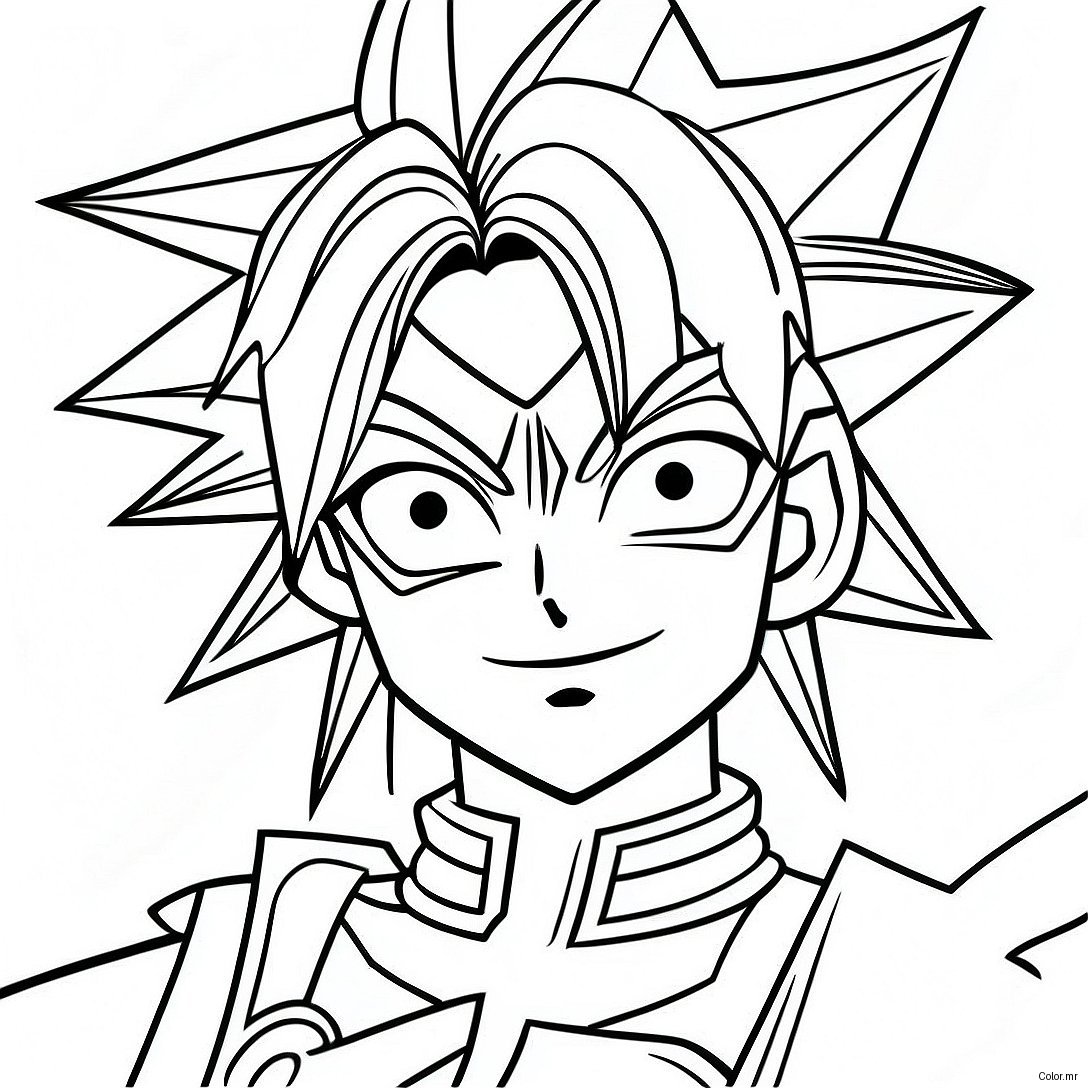 Page A Colorier Yugi Muto Duelliste 9267 7571