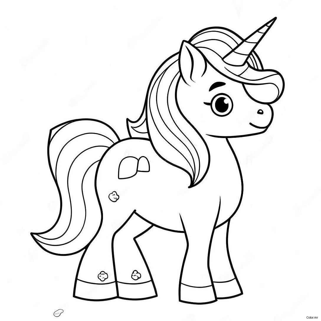 Sparkly Unicorn Lol Pets Coloring Page 37807 31452