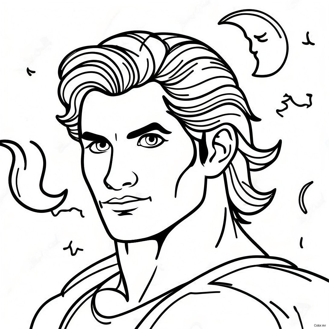 Teen Wolf Full Moon Transformation Coloring Page 71574 59138