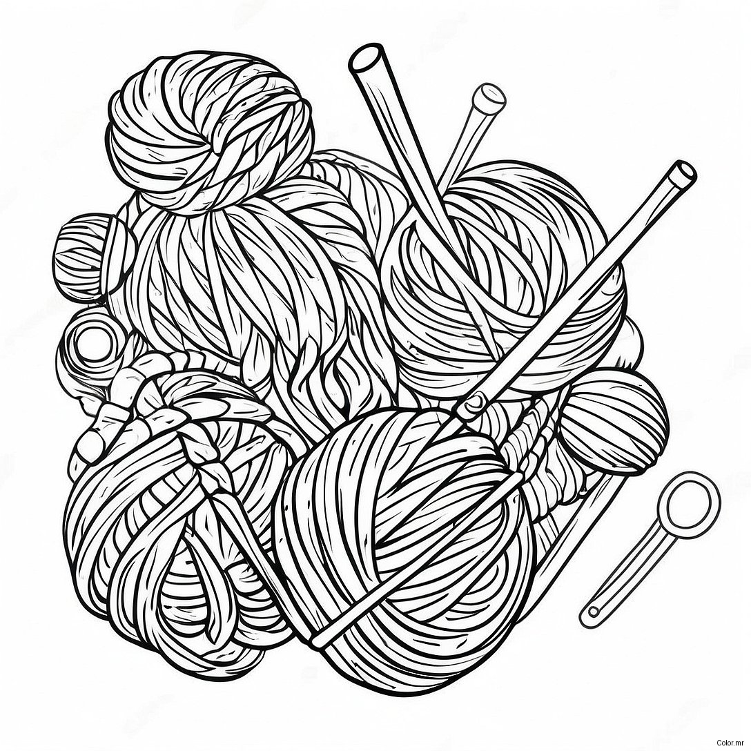 Tricotage Page A Colorier 56231 46752