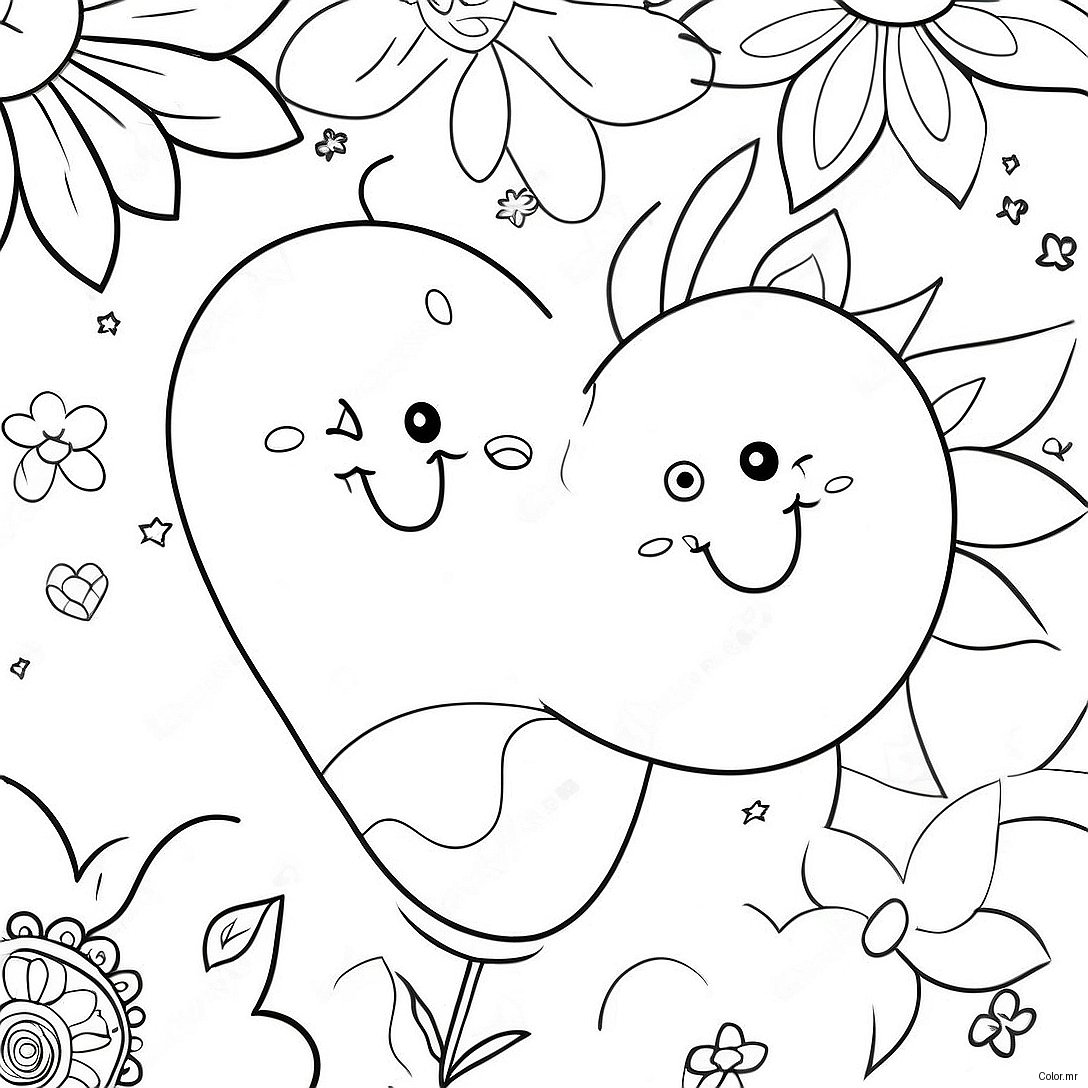 Whimsical I Love You To The Moon And Back Coloring Page 23474 21519