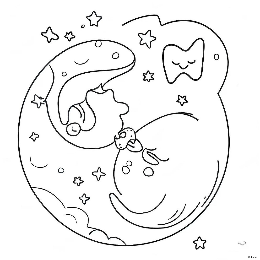 Whimsical I Love You To The Moon And Back Coloring Page 23474 21689