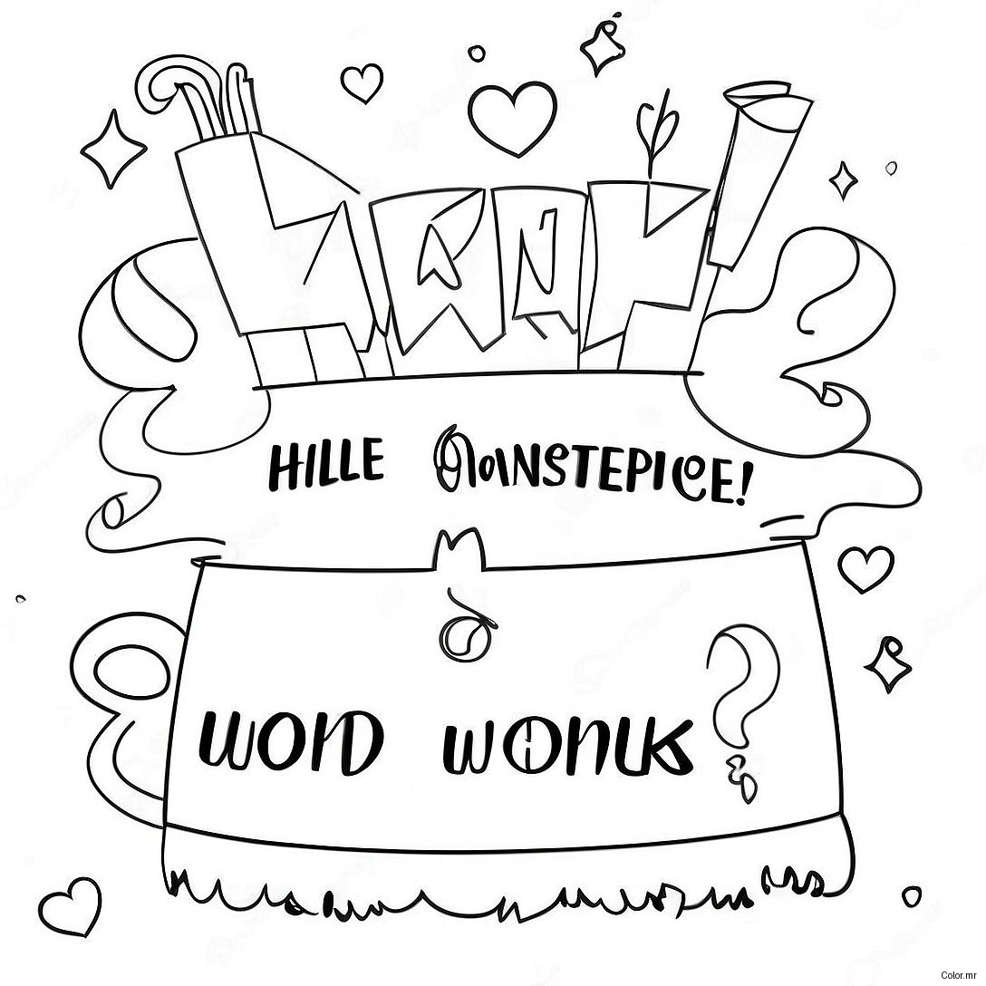 Witty Humorous Quote Coloring Page 16963 14281