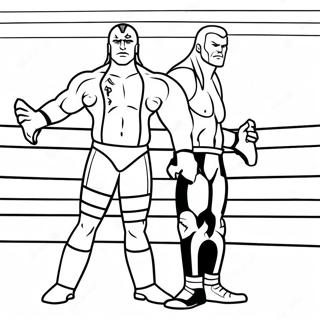 Page A Colorier De Match De Championnat De La Wwe 10117-8317