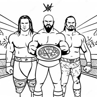 Page A Colorier De Match De Championnat De La Wwe 10117-8318