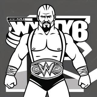 Page A Colorier De Match De Championnat De La Wwe 10117-8320