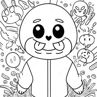 Page A Colorier Sans Character 10136-8332