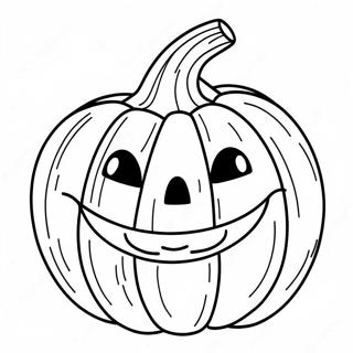 Page A Colorier De Jack O Lantern Souriant 10167-8359