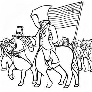 Page A Colorier De La Revolution Americaine 10196-8379