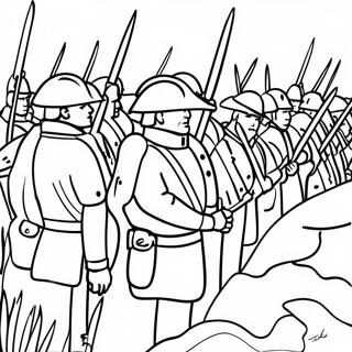 Page A Colorier De Soldats Patriotes En Bataille 10197-8384