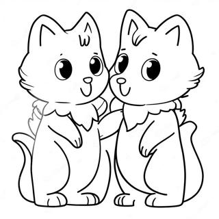 Page A Colorier Des Animaux Mignons A Adopter 10207-8390