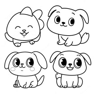 Page A Colorier Des Animaux Mignons A Adopter 10207-8391