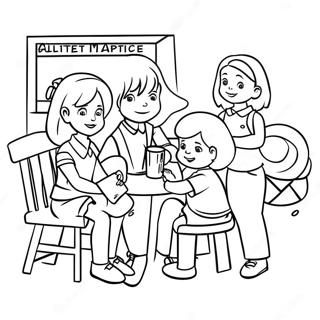 Club Des Babysitters Pages À Colorier