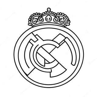 Page A Colorier Du Logo Du Real Madrid 10236-8411