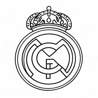 Page A Colorier Du Logo Du Real Madrid 10236-8412