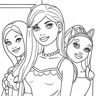 Page A Colorier De Barbie Et Ses Amis 10256-8426