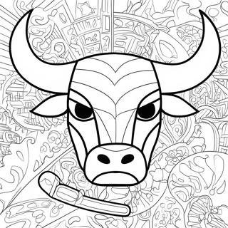 Page A Colorier Du Logo Des Chicago Bulls 10447-8570