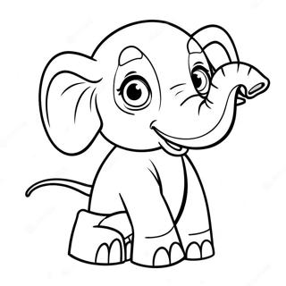 Page A Colorier De Lelephant Ivre Joueur 10498-8615