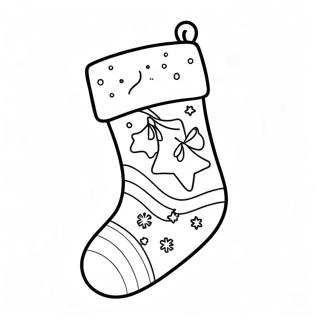 Page A Colorier De La Chaussette De Noel 10507-8620