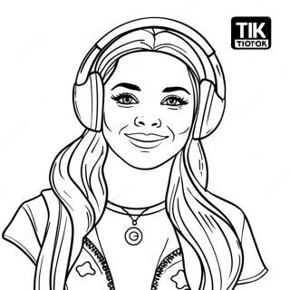 Page A Colorier De Tik Tok 10577-8676