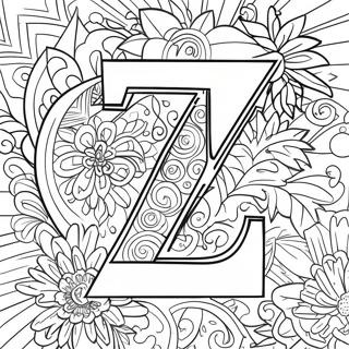 Lettre Z Pages À Colorier