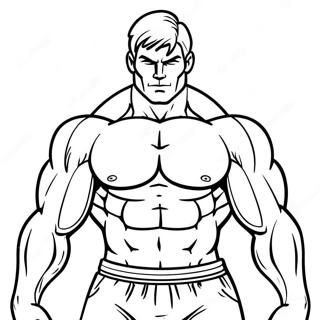 Page A Colorier De Muscles Forts 10628-8718