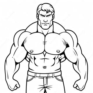 Page A Colorier De Muscles Forts 10628-8719