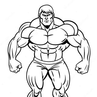 Page A Colorier De Muscles Forts 10628-8720