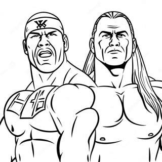 Page A Colorier Des Superstars De La Wwe En Action 10668-8752