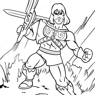 Page A Colorier He Man 10717-8785