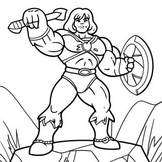 Page A Colorier He Man 10717-8786