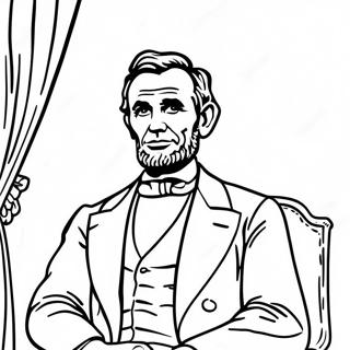 Page A Colorier Abraham Lincoln 10757-8819