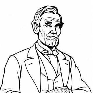 Page A Colorier Abraham Lincoln 10757-8820