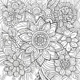 Page A Colorier Designs Rangoli Intriques 10808-8861